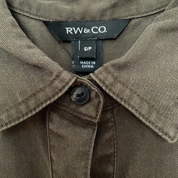 Utilitary kaki lyocell shirt - Picture 2 of 6